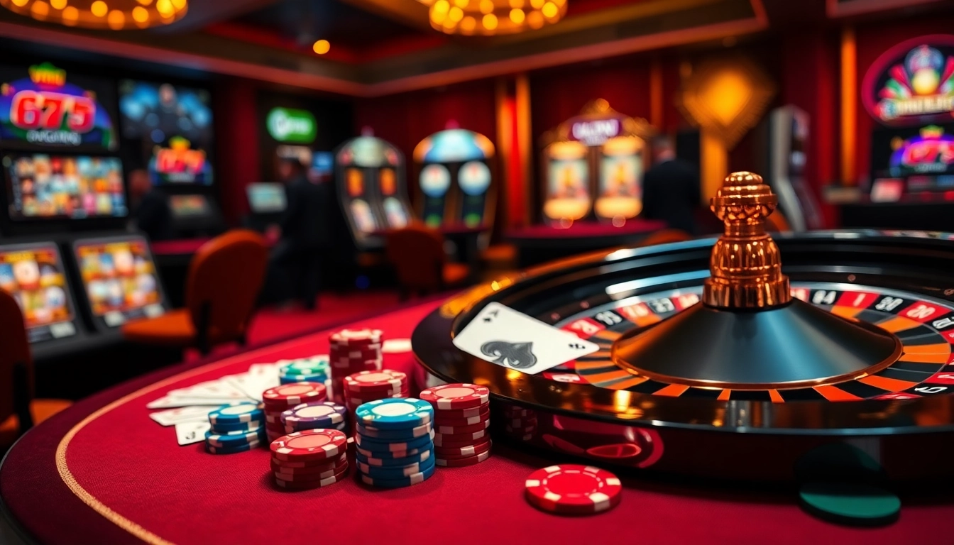 Engage in the thrill of ĐĂNG NHẬP VT88 with vibrant casino elements and high-stakes betting.