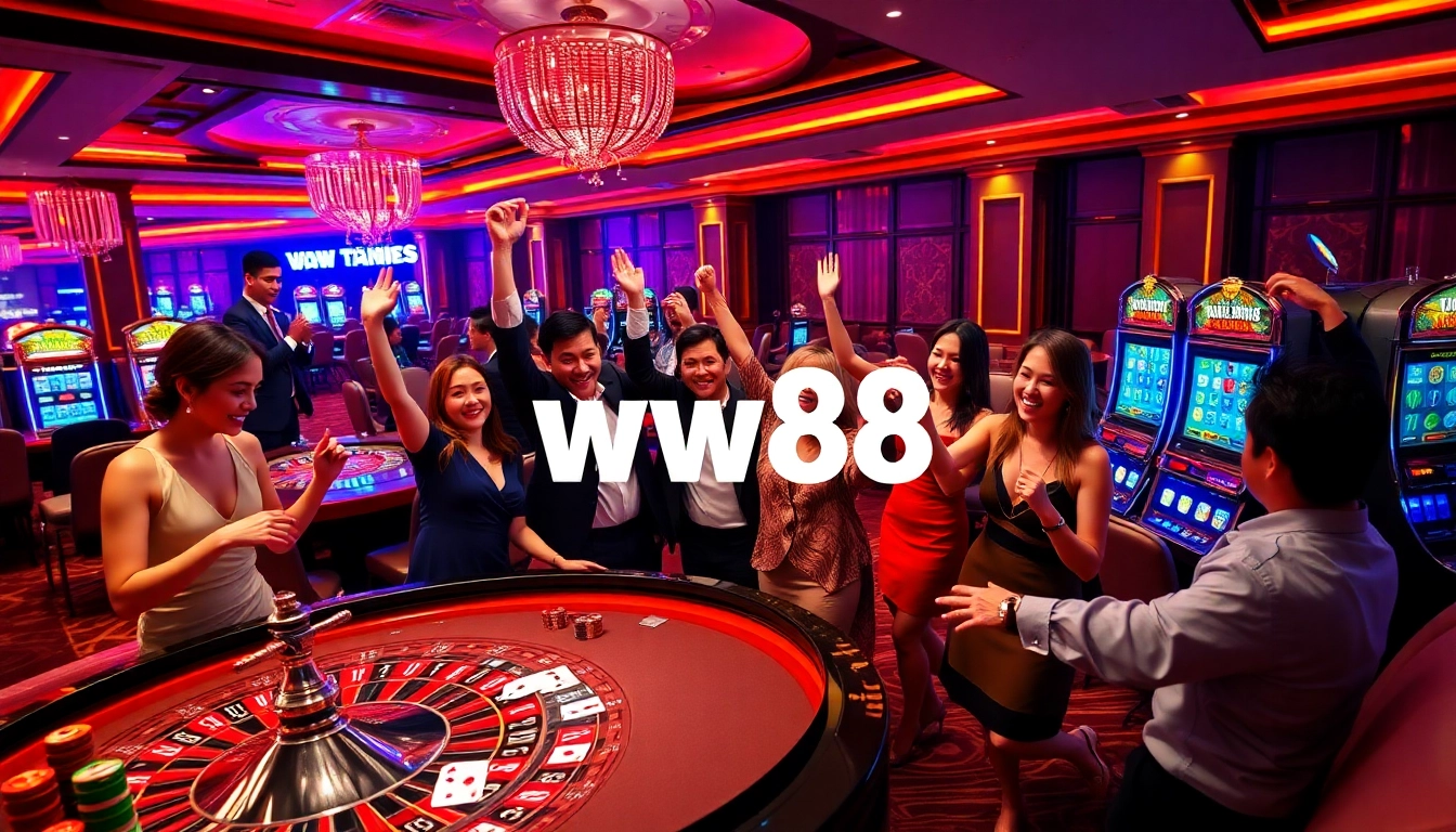 Experience the excitement of Đăng nhập ww88 with vibrant casino games and joyful players.