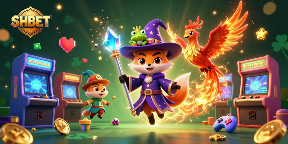 Experience thrilling gameplay at SHBET with a mystical wizard fox and exciting gaming elements.
