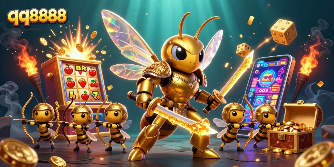 Experience thrilling action at qq8888 with vibrant characters and explosive casino elements.
